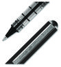 A Picture of product UBC-60106 uniball® VISION Stick Roller Ball Pen Rollerball Extra-Fine 0.5 mm, Black Ink, Gray/Black/Clear Barrel, Dozen