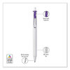 A Picture of product UBC-70309 uniball® uniONE Gel Pen Retractable, Medium 0.7 mm, Assorted Inspirational Ink and Barrel Colors, 8/Pack