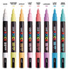 A Picture of product UBC-PC3M8CSFTCLR POSCA™ Water-Based Paint Markers Fine Bullet Tip, 0.9 mm/1.3 mm, Assorted Colors, 8/Set