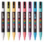 A Picture of product UBC-PC3M8CSFTCLR POSCA™ Water-Based Paint Markers Fine Bullet Tip, 0.9 mm/1.3 mm, Assorted Colors, 8/Set
