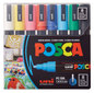 A Picture of product UBC-PC5M8C POSCA™ Water-Based Paint Markers Medium Bullet Tip, Assorted Colors, 8/Pack