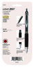 A Picture of product UBC-1960240 uniball® Signo 207 Retractable Gel Pen Fine 0.5 mm, Black Ink, Smoke/Black Barrel, 5/Pack