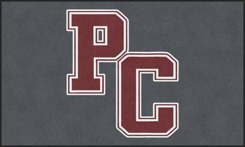ColorStar Impressions Horizontal Logo Mat with Custom "Pulaski Co Schools" Logo and Cleated Back. 6 X 10 ft.
