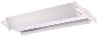 Satco Products Adjustable Linear High Bay LED Light with Integrated Sensor Port. 120-277V/220W/5000K. White Finish.