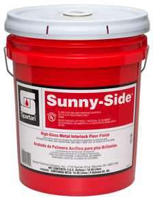 Sunny-Side® Super Gloss Metal Interlock Floor Finish. 5 gal. 1 pail.