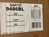 A Picture of product SAF-9486BL Safco® Canmeleon Indoor/Outdoor Pentagon Receptacle,  Pentagon, Polyethylene, 45gal, Black