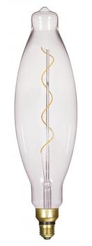 Satco Vintage Style LED Medium Base Bulbs. 4 Watt/BT38/120 Volt. Clear. 12/case.
