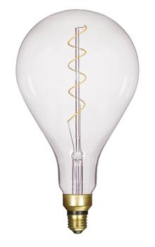 Satco Vintage Style LED Medium Base Bulbs. 4 Watt/PS52/120 Volt. Clear. 6/case.