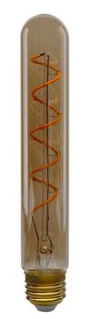 Satco Products Medium Base Spiral Filament Vintage Globe LED. 4.5W/T9/2000K/240L/120V. Amber. 24/case.