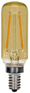Satco Products Vintage Style Candelabra Base Filament LED. 2.5W/T6/2000K/150L/120V. Amber. 24/case.