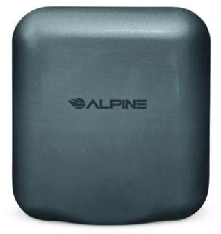 Alpine Industries Hemlock Commercial Automatic 120V Hand Dryer, 6.68 x 11.41 x 12.31, Stainless Steel, Gray