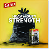 A Picture of product CLO-00079 Glad® Lawn & Leaf Large Quick-Tie Trash Bags Tie-Flap, 30 gal, 0.81 mil, x 33, Black, 10 Bags/Box, 12 Boxes/Carton