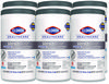 A Picture of product CLO-31758 Clorox Healthcare® VersaSure Cleaner™ Disinfectant Wipes 1-Ply, 6 x 5, Fragranced, White, 150/Canister, Canisters/Carton