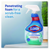 A Picture of product CLO-30614 Clorox® Bathroom Foamer with Bleach Ocean Mist, 30 oz Spray Bottle, 9/Carton