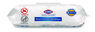 A Picture of product CLO-32621 Clorox Healthcare® Bleach Germicidal Wipes Disinfectant 1-Ply, 6.75 x 9, Unscented, White, 100 Wipes/Flex-Pack, 6 Flex-Packs/Carton