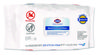A Picture of product CLO-32621 Clorox Healthcare® Bleach Germicidal Wipes Disinfectant 1-Ply, 6.75 x 9, Unscented, White, 100 Wipes/Flex-Pack, 6 Flex-Packs/Carton