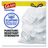 A Picture of product CLO-79157 Glad® ForceFlex™ Tall Kitchen Drawstring Trash Bags 13 gal, Gain Lavender with Febreze Freshness, 10.18 x 9.81, White, 110/Box