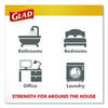 A Picture of product CLO-78817 Glad® Small Twist-Tie Trash Bags. 0.74 mil. 4 gal. 23 X 21.63 in. White. 30/box.