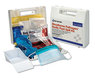 A Picture of product FAO-214UFAO First Aid Only™ Wall-Mount 24 Piece Bloodborne Pathogen (BBP) and Bodily Fluid Spill Kit in Plastic Carry Case. White.