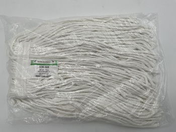 Wet Mop.  Cut-End.  Best 8-Ply Rayon.  16 oz.  1-1/4" Poly Tape Headband.