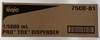 A Picture of product 672-205 GOJO® PRO™  TDX™ 5000 Push-Style Dispenser for GOJO® Hand Cleaner or Soap. 5000 mL. 7.63 X 9.56 X 21.19 in. Black.