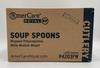 A Picture of product 191-176 Medium Weight Wrapped Polypropylene Soup Spoons. White. 1000 count.