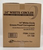 A Picture of product 261-308 Cake & Pizza Circles - Bright White, 14" Diameter, 100/Pack