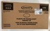 A Picture of product DCC-32JLR Dart HIPS Vented Lids. 32 oz. Translucent. 100 items/sleeve, 10 sleeves/case.