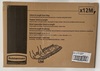 A Picture of product 970-201 Cut to Length Dust Mop.  5" x 40 Foot Roll.  Cut-End, 4-Ply Cotton Yarn.  White Color.