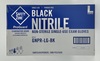 A Picture of product 963-718 The Safety Zone® Powder Free Nitrile Gloves. Size Large. Black. 100/box, 10 boxes/case.