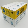 A Picture of product 280-313 Gloves.  Latex.  Medium Size.  5 Mil Thick, Rolled Cuff.  Lightly Powdered.  Non-Medical.  FFDCA Approved for Food Contact. 100 Gloves/Box, 10 Boxes/Case.
