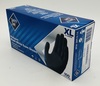A Picture of product 965-390 The Safety Zone® Powder Free Heavy-Weight Single-Use Nitrile Gloves. Size X-Large. 5 mil. Black. 100/box, 10 boxes/case.
