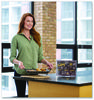 A Picture of product FEL-5221501 Fellowes® Self-Adhesive Laminating Sheets 3 mil, 9.25 x 12, Glossy Clear, 10/Pack