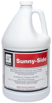 Sunny-Side® Super Gloss Metal Interlock Floor Finish. 1 gal. 4 bottles/case.