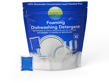Aqua ChemPacs Dishwashing Detergent 3 Sink 1X40 Pacs