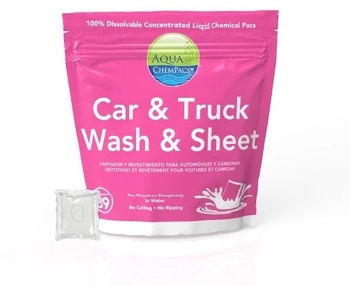 Aqua ChemPacs Car Truck Wash Shine 1X100 Pacs