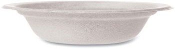 Vegware™ Compostable Molded Fiber Tableware Bowl. 12 oz. White. 1,000/carton.