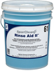 A Picture of product SPT-766105 SparClean Rinse Aid II 61 All Temperature Rinse Aid. 5 gal. Blue. 1 pail.