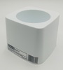A Picture of product 968-408 Rubbermaid Toilet Bowl Brush Holder. Fits 6310 Brush. 5" L. White.