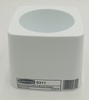A Picture of product 968-408 Rubbermaid Toilet Bowl Brush Holder. Fits 6310 Brush. 5" L. White.