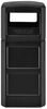 A Picture of product GBE-641414BK Global Industrial™ Square Plastic Indoor/Outdoor Waste Receptacle With Dome Lid and Open Sides. 42 gal. Black. **NON RETURNABLE**