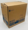 A Picture of product 823-202 Safe-T-Gard™ White 1/2-Fold Toilet Seat Covers.  14.3" x 16.8".  White Color.  250 Sheets/Package.