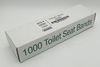 A Picture of product BGC-300591 Bagcraft Papercon® Sani/Shield Toilet Seat Bands,  Paper, Blue/White, 16" Wide x 1-1/2" Deep, 1,000/Case