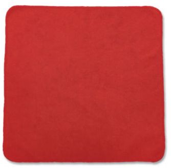 Microfiber Cleaning Cloths, 12 x 12, Red, 24/Pack