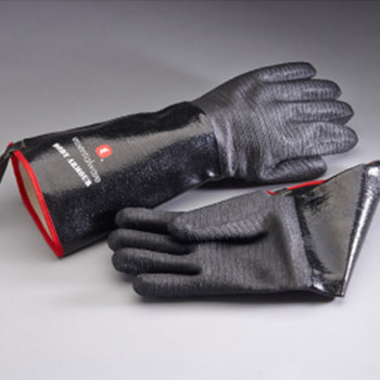 Essentialware Body Armor Heat Resistant Neoprene Safety Gloves. 17 in. Black. 1 pair.