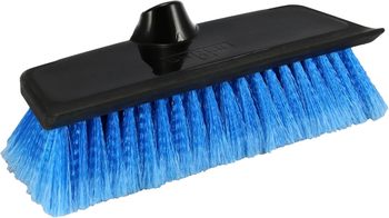 Unger Professional HydroPower Soft Brush with Squeegee. 10 in. Blue.