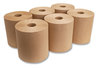 A Picture of product MOR-R6800 Morcon Morsoft® Hardwound Universal Roll Towels. 1-ply. 8 in. X 800 ft. Brown. 6 rolls/carton.