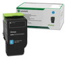 A Picture of product LEX-78C10C0 Lexmark™ 78C10C0 Return Program Toner. 1,400 Page-Yield. Cyan.