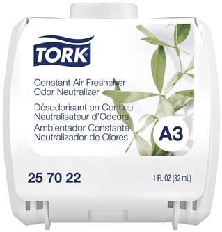 Tork Constant Air Freshener Refill, Odor Neutralizer, A3. 32 mL. 6 cartridges/case.