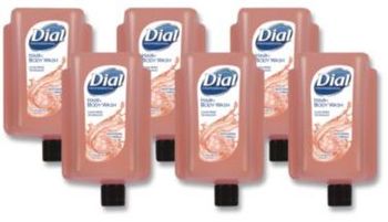 Dial® Professional Hair + Body Wash Refill for Versa Dispenser, Neutral Scent, 15 oz, 6/Carton
